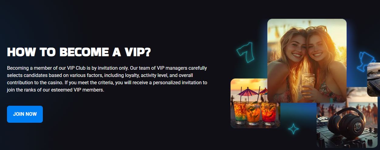 Become VIP member and receive exclusive personalized rewards